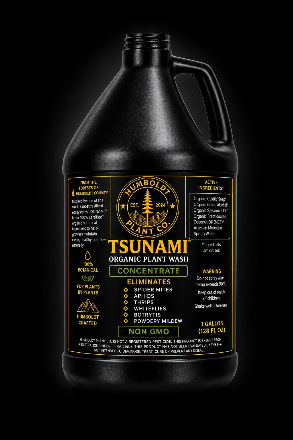 TSUNAMI™ Organic Plant Wash Concentrate — 1 Gallon
